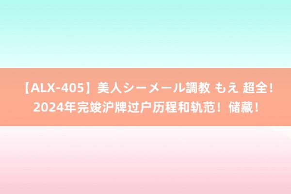 【ALX-405】美人シーメール調教 もえ 超全！2024年完竣沪牌过户历程和轨范！储藏！