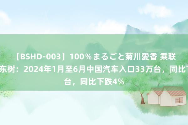 【BSHD-003】100％まるごと菊川愛香 乘联分会崔东树：2024年1月至6月中国汽车入口33万台，同比下跌4%