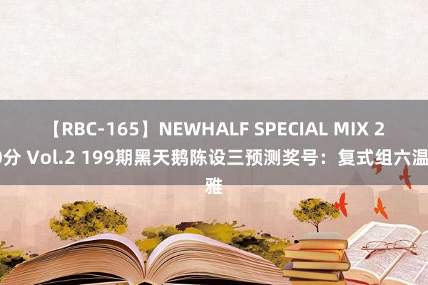 【RBC-165】NEWHALF SPECIAL MIX 240分 Vol.2 199期黑天鹅陈设三预测奖号：复式组六温雅