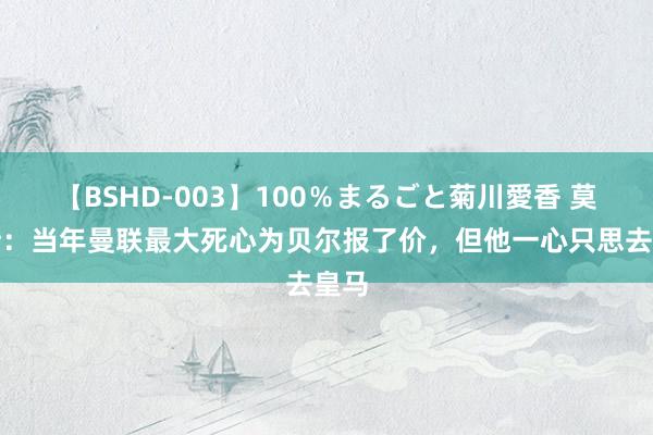 【BSHD-003】100％まるごと菊川愛香 莫耶斯：当年曼联最大死心为贝尔报了价，但他一心只思去皇马