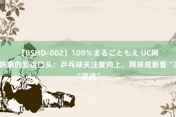 【BSHD-002】100％まるごともえ UC网友最热衷的奥运口头：乒乓球关注度向上，网球成新晋“顶流”